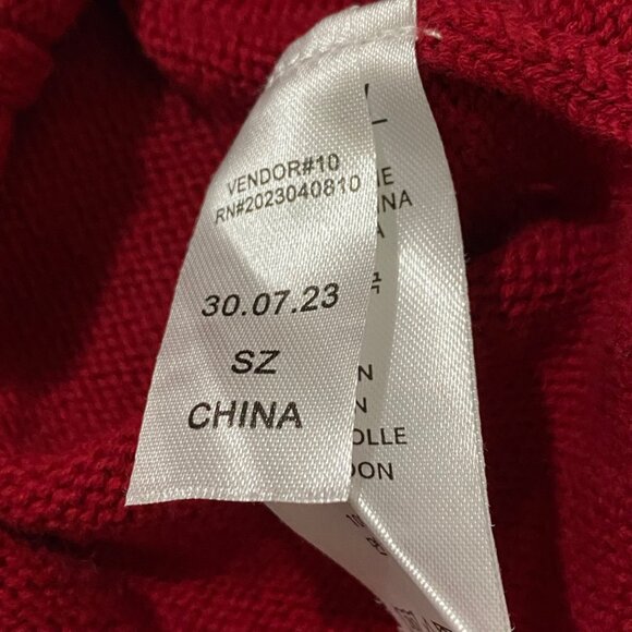 Me and Henry Red Fair Isle Baby Romper 9 to 12 Months One Piece Winter Holiday - Picture 8 of 10